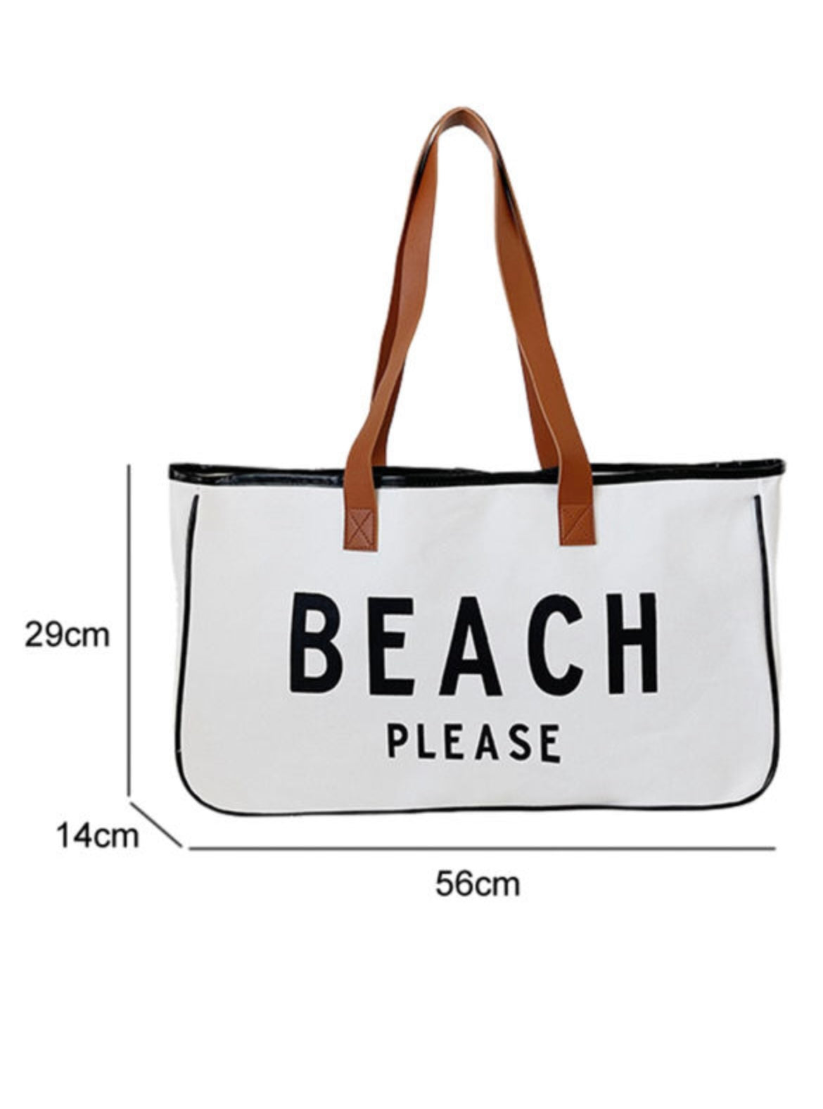 BEACH PLEASE Tote Bag