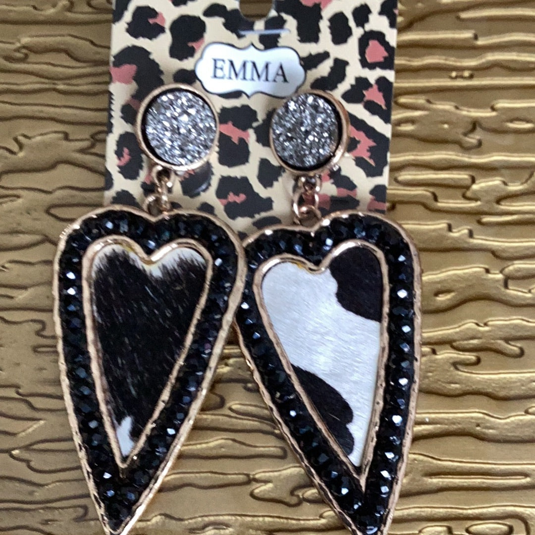 Black earrings