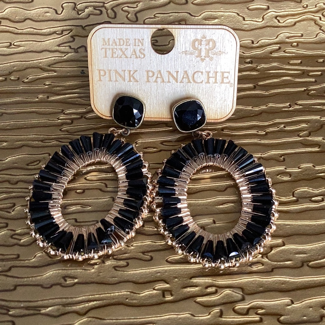 Black earrings