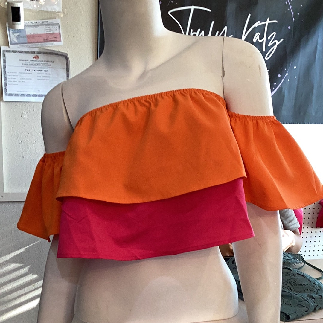 Orange Pink Crop