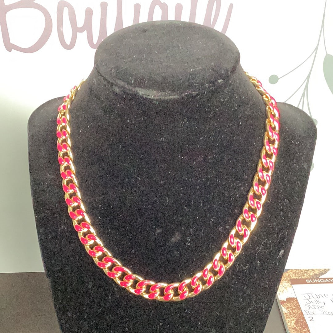 Pink necklace
