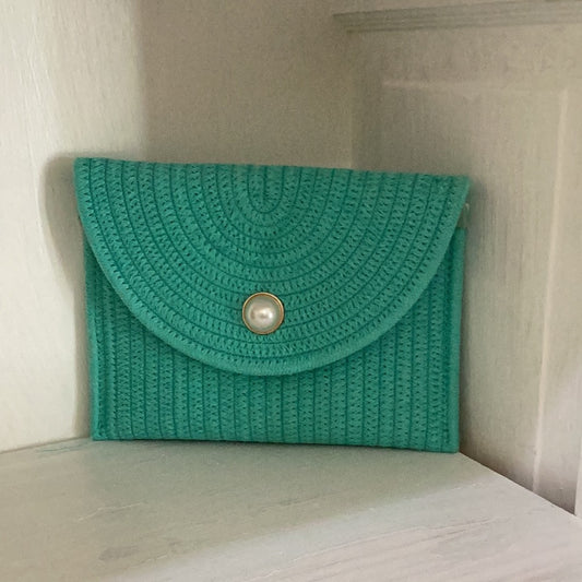 Teal purse