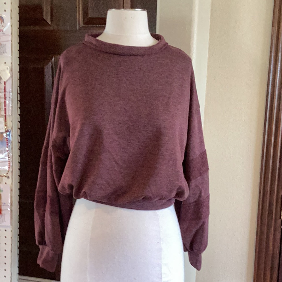 Burgundy sweater