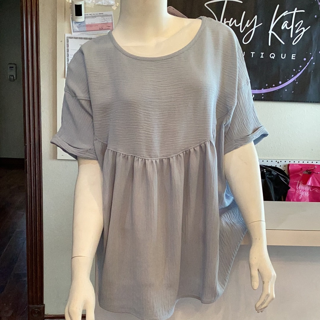 Sky blue blouse