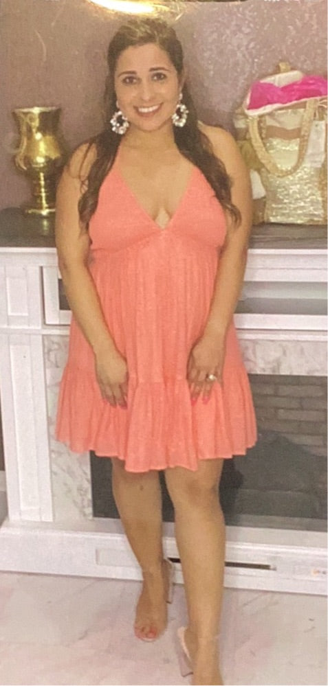 Peach Romper