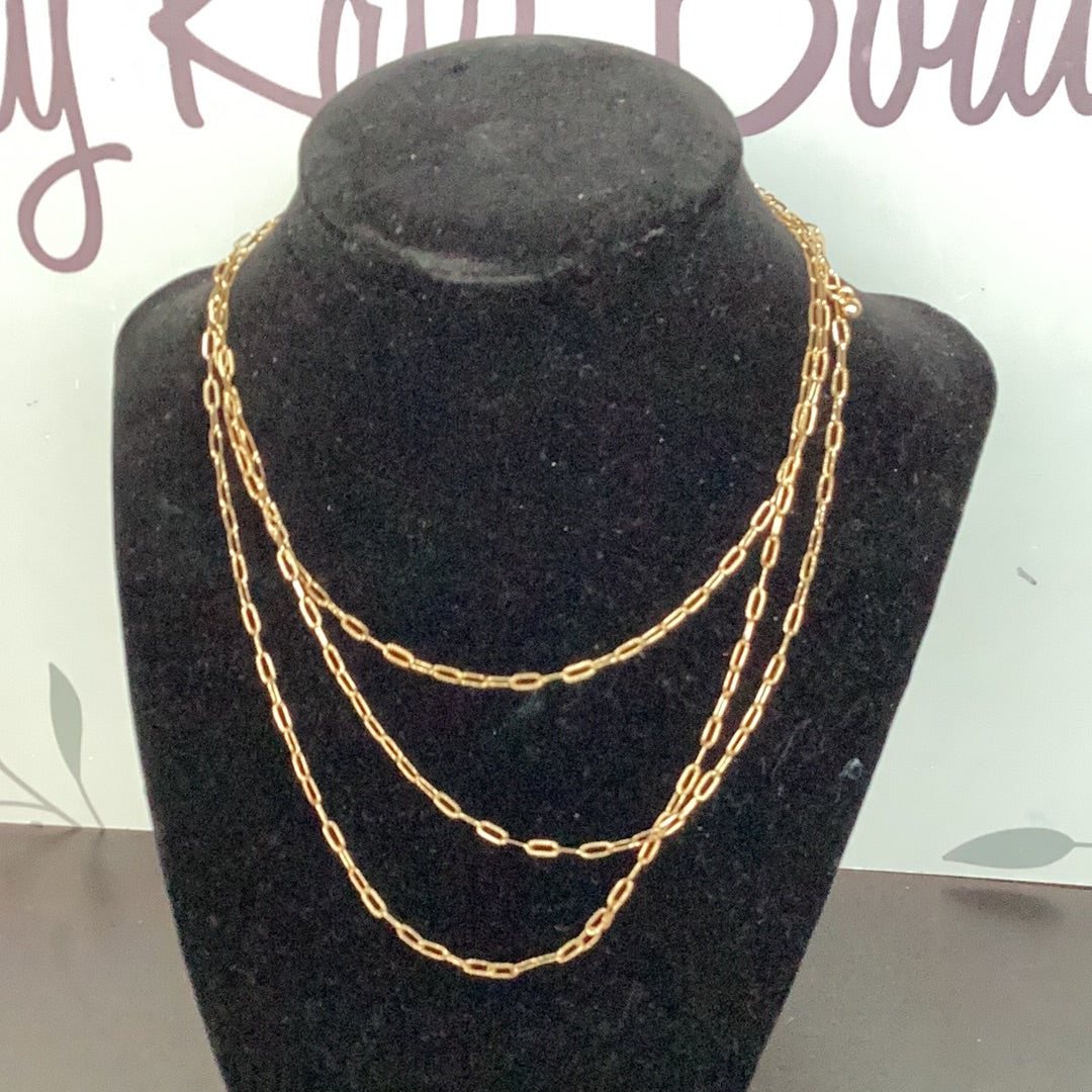 Goldtone necklace