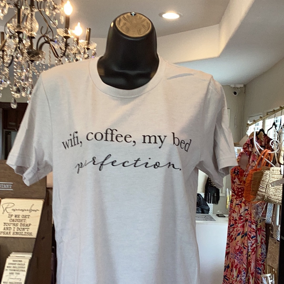 WiFi coffee my bed tee