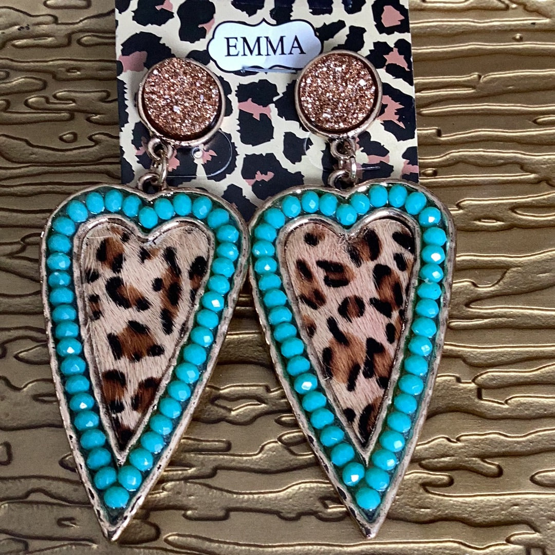 Earrings turquoise