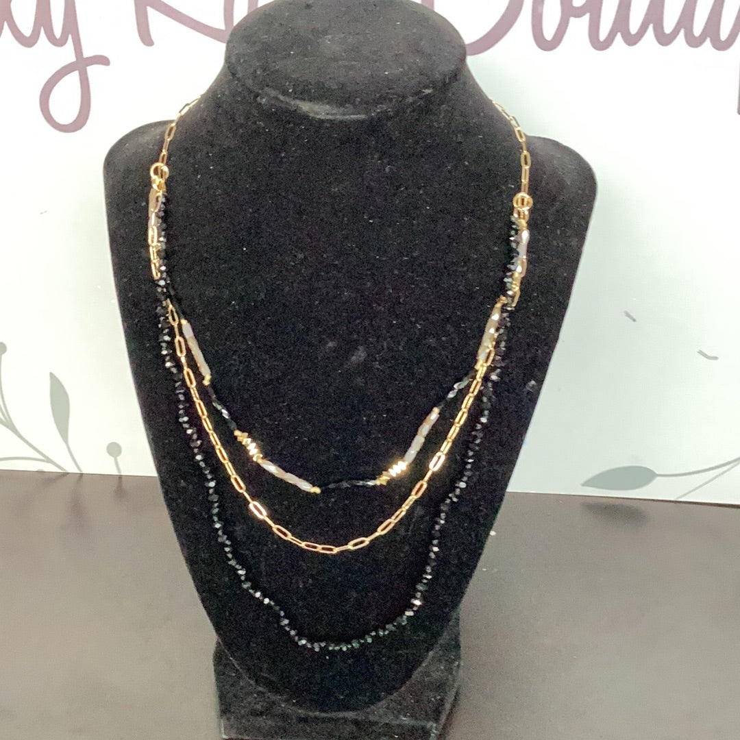 Black necklace