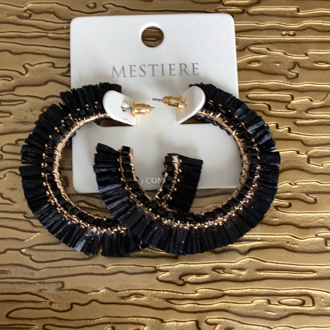Black earrings