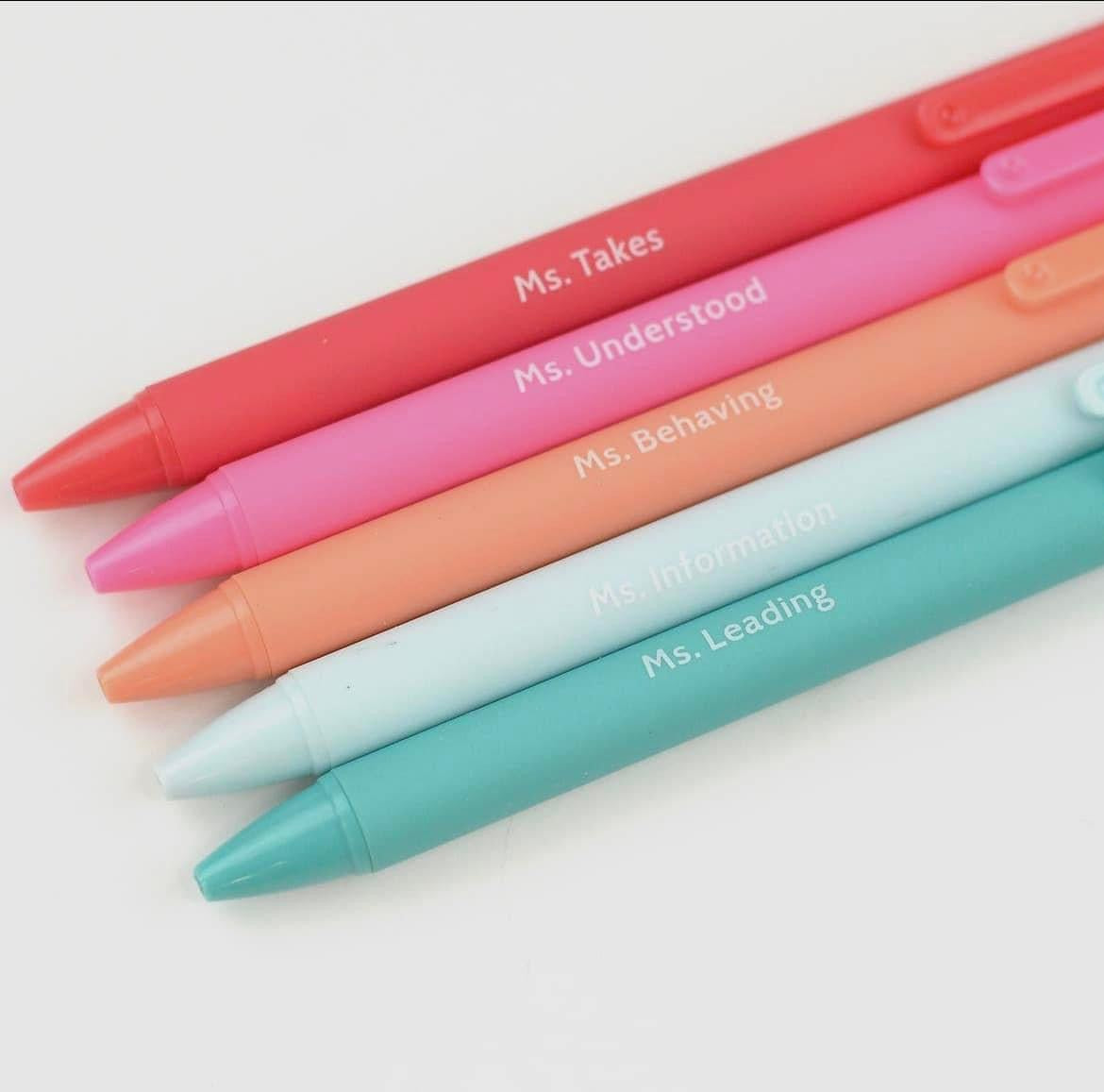 Teacher pens