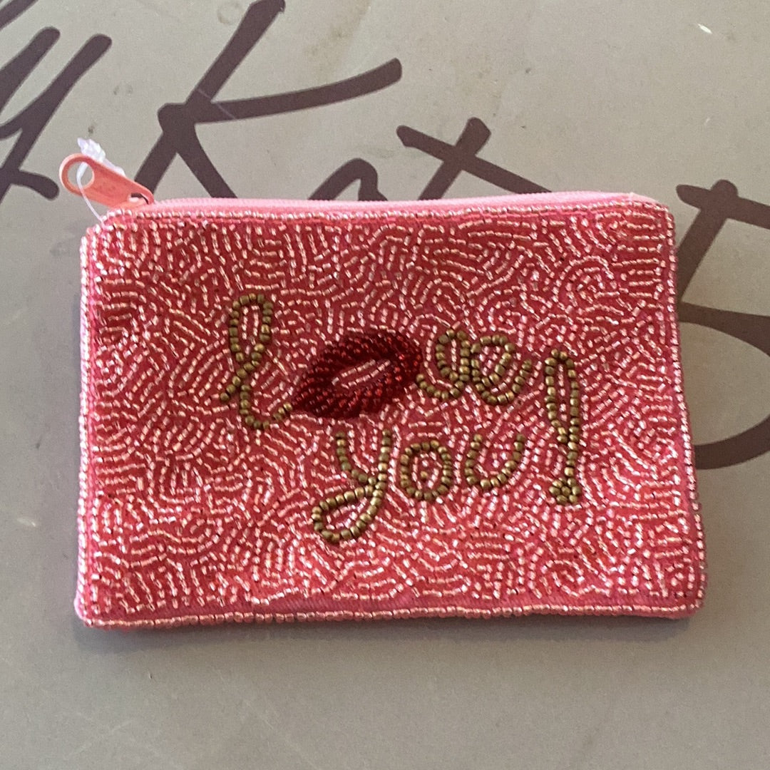 Love you coin purse