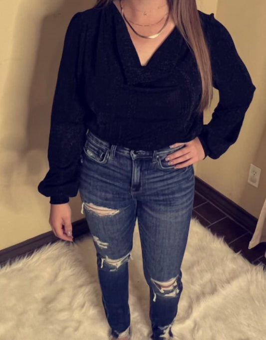 Date night shining bodysuit