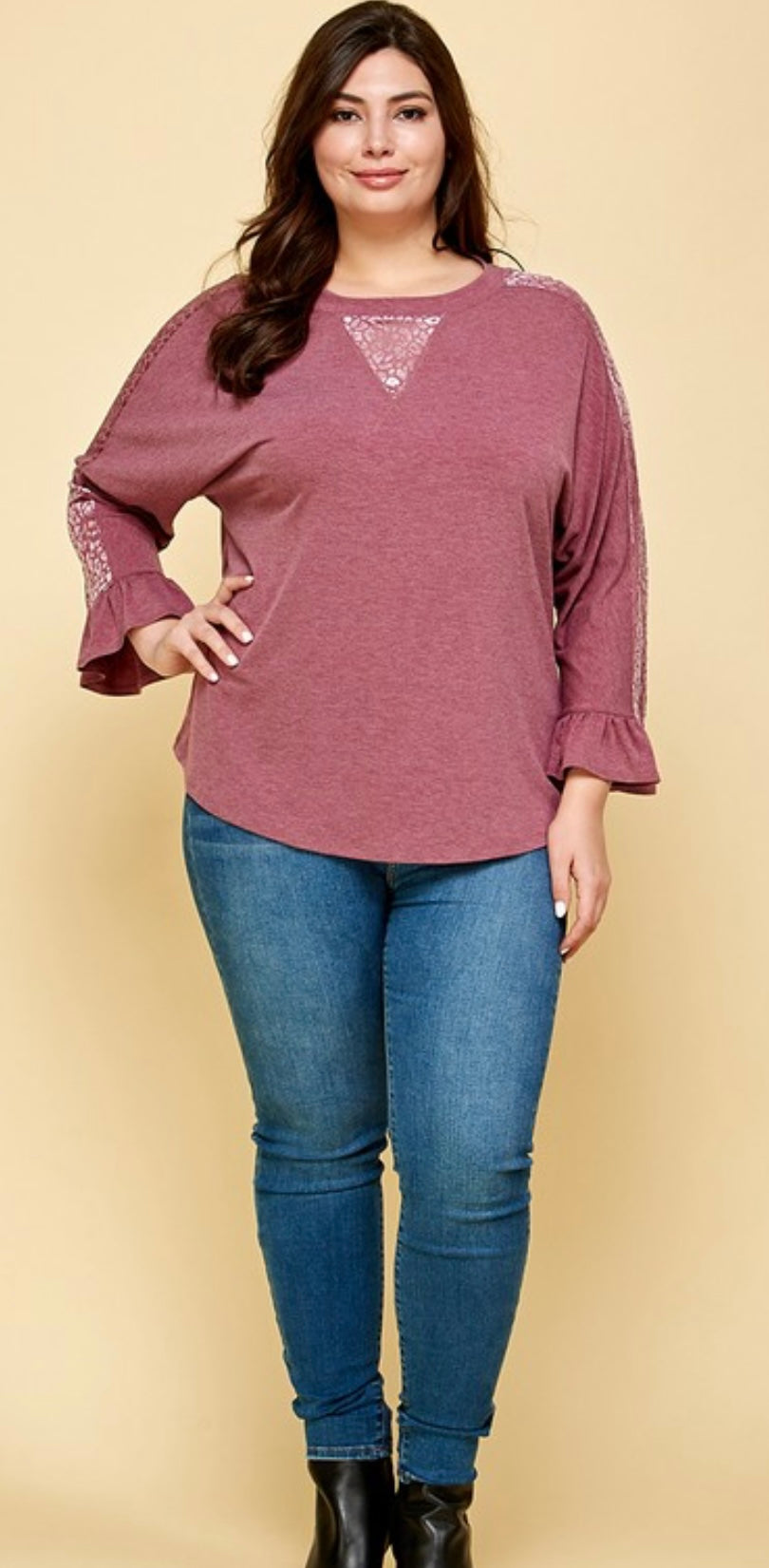 Burgundy print velvet