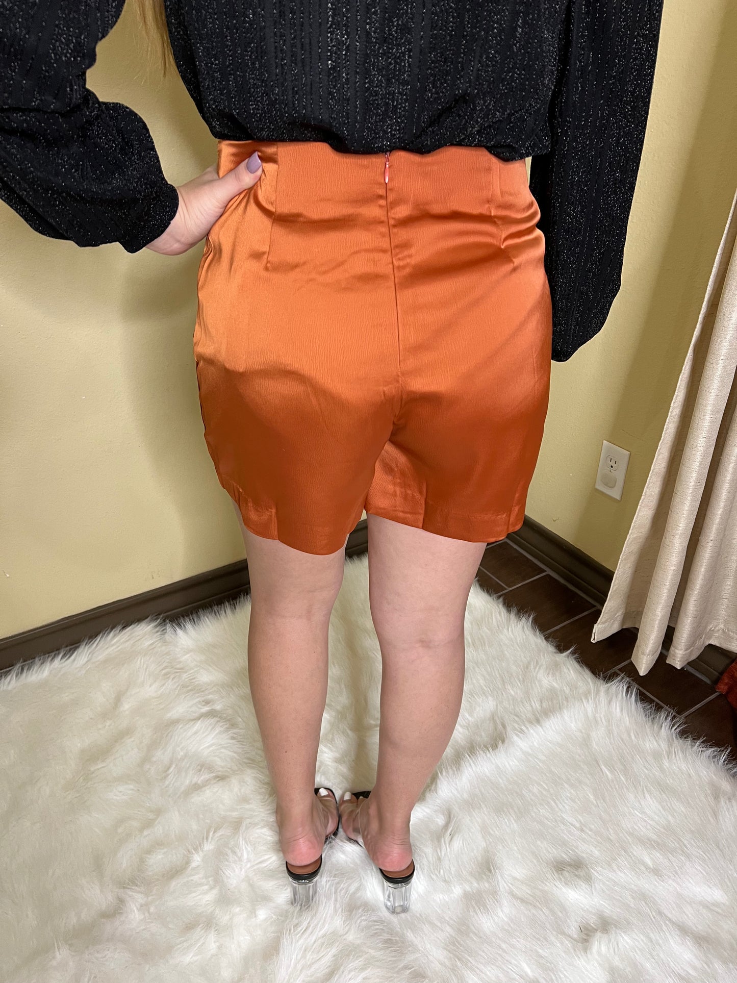 Orange skort
