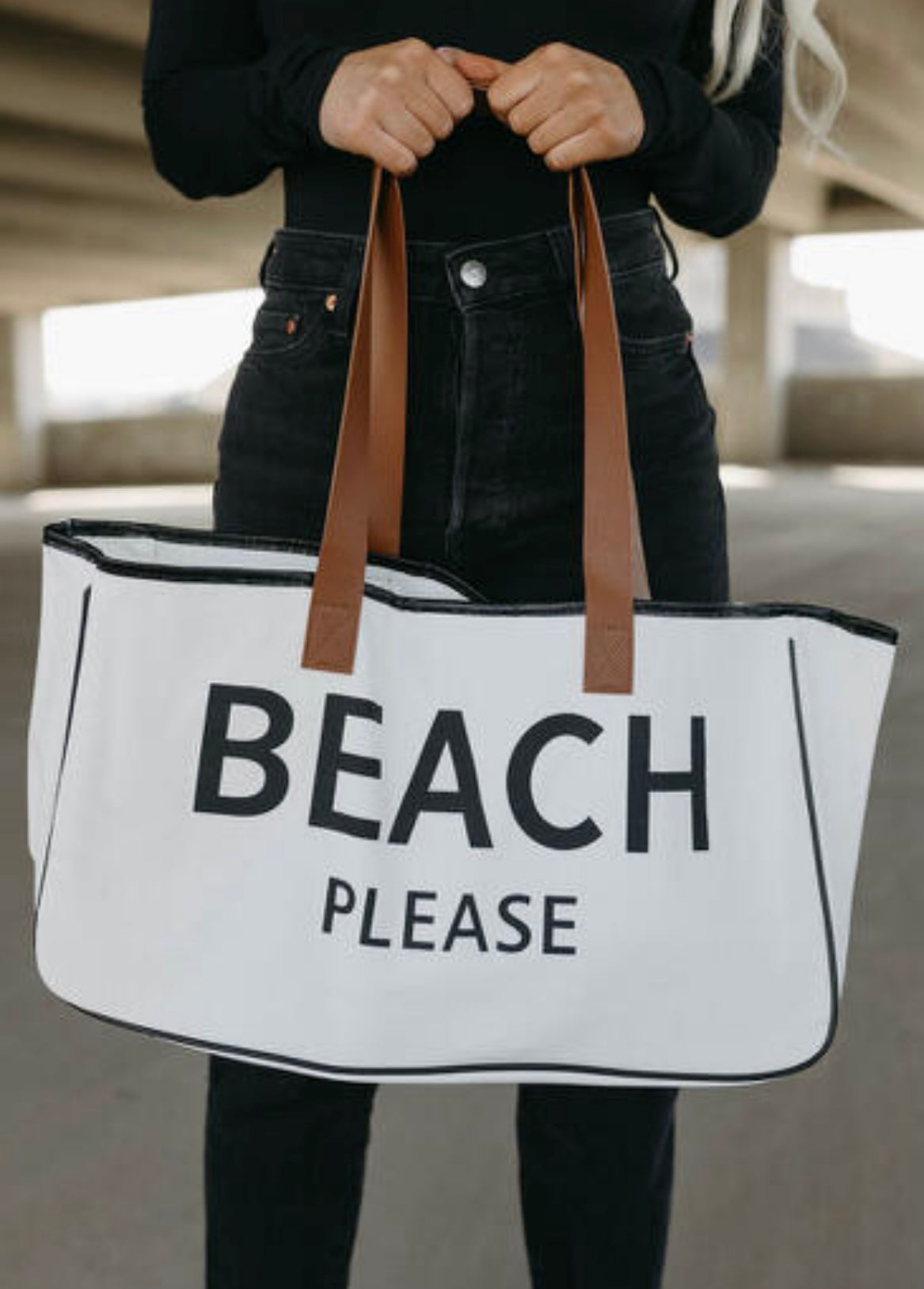 BEACH PLEASE Tote Bag