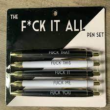 F*ck It All Pen Set