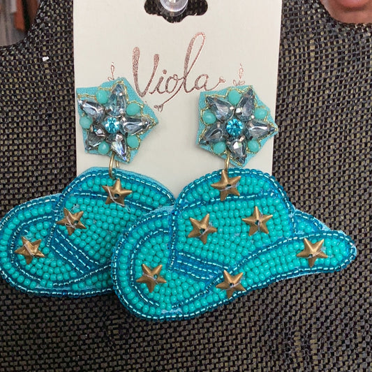 Turquoise earring