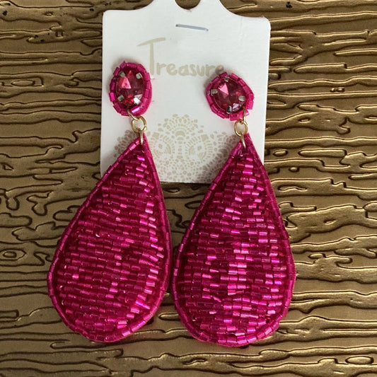 Pink earrings