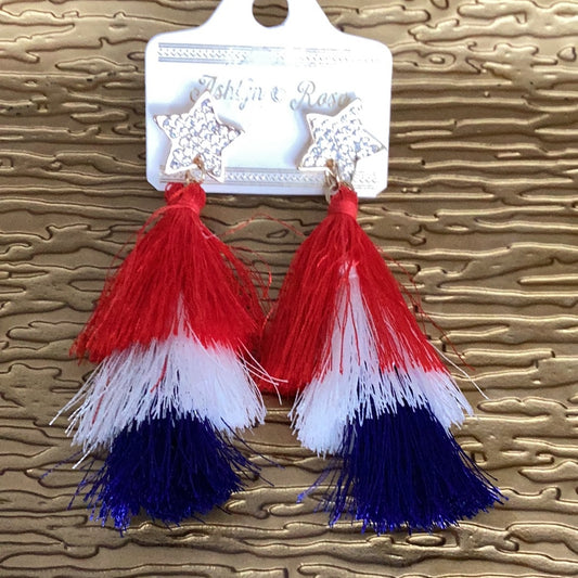 Patriotic earrings