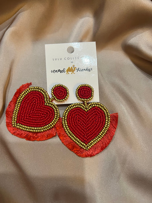 Heart earrings