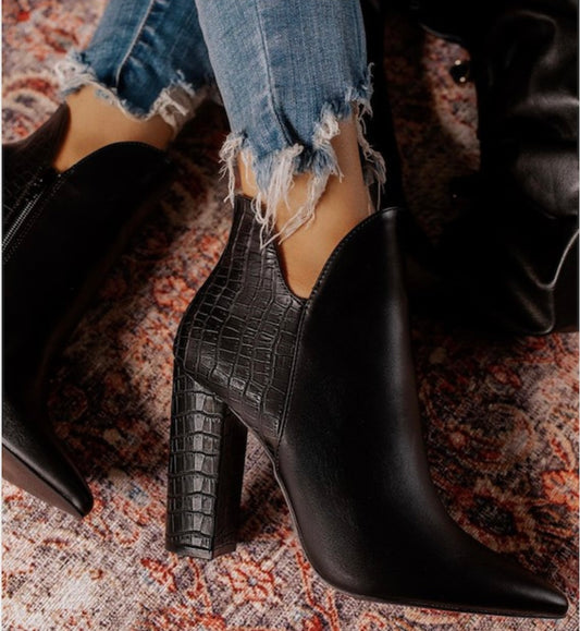 Black Ankle Booties