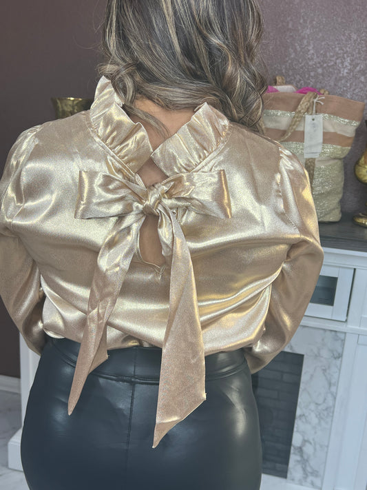 Gold Foiled Blouse